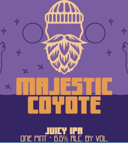 Lumberbeard Majestic Coyote Juicy IPA  4pk 16oz cans