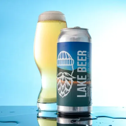 Lumberbeard Lake Beer German Pilsner 4pk cans single