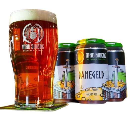Mad Swede Danegeld Golden Ale 6pk cans single
