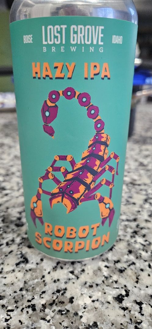 Lost Grove Robot Scorpion Hazy IPA 4pk cans