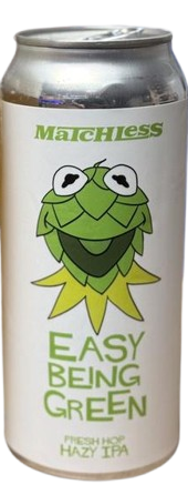 Matchless Easy Being Green Fresh Hop Hazy IPA 4pk 16oz cans single