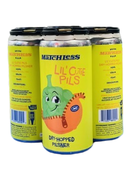 Matchless Lil&#39; Cutie West Coast Pilsner 4pk cans
