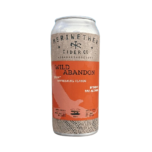 Meriwether Wild Abandon  NA Cider 4pk 16oz cans single