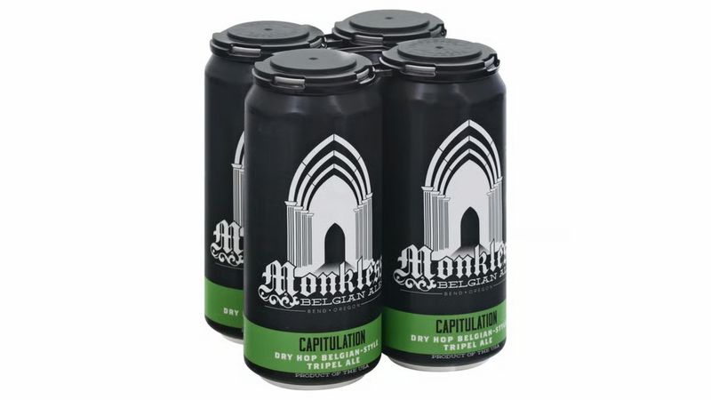 Monkless Capitulation Dry Hopped Belgian Style Ale 4pk 16oz cans