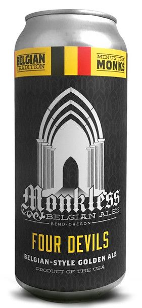 Monkless Four Devils Belgian-Style Golden Ale 4pk single