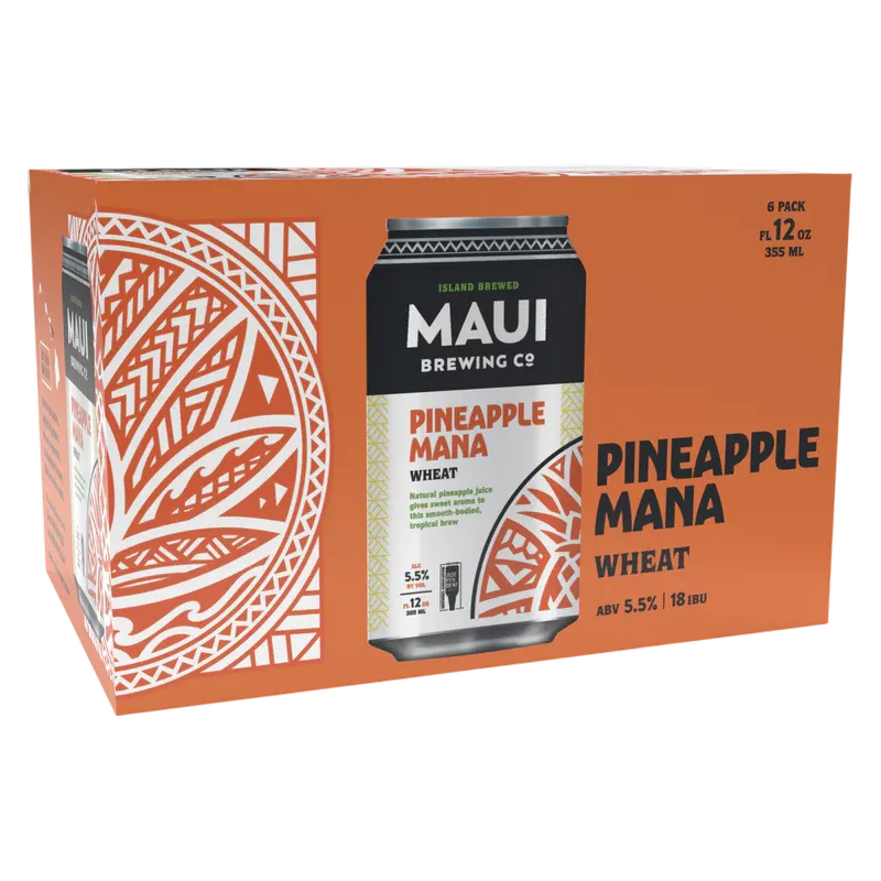 Maui Pineapple Mana Wheat 6pk cans