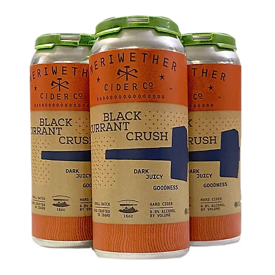 Meriwether Black Currant Crush 4pk can 16oz