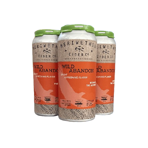 Meriwether Wild Abandon  NA Cider 4 pk 16oz cans