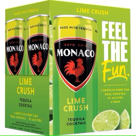 Monaco Tequila Lime Crush 12ct