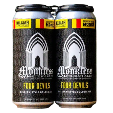Monkless Four Devils Belgian-Style Golden Ale 4pk