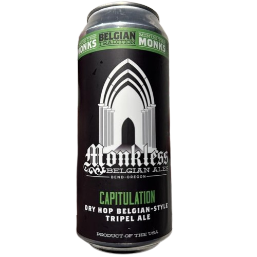 Monkless Capitulation Dry Hopped Belgian Style Ale 4pk 16oz cans single