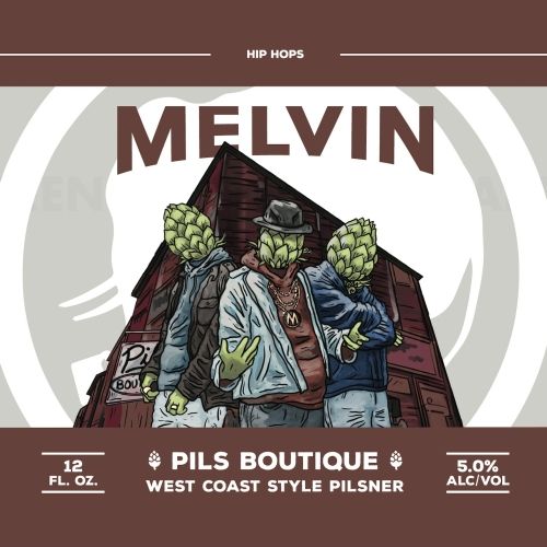 Melvin Pils Boutique W. Coast Pilsner 6pk cans