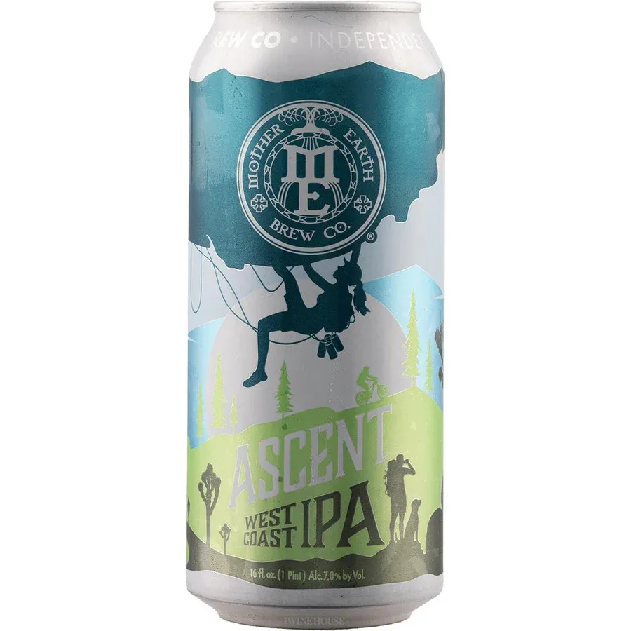 Mother Earth Ascent W. Coast IPA 4pk 16oz cans single