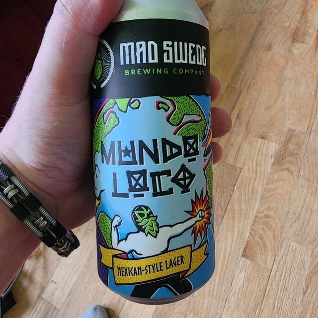 Mad Swede Mundo Loco Mexican Lager 4pk 16oz cans single
