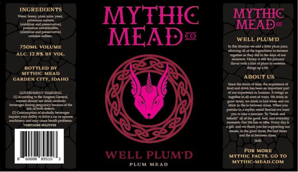 Mythic Mead Well Plumb&#39;d Mead