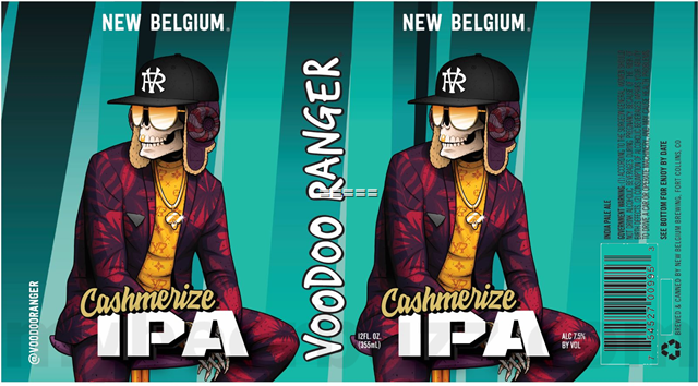 New Belgium Voodoo Ranger Cashmerize IPA  6pk.