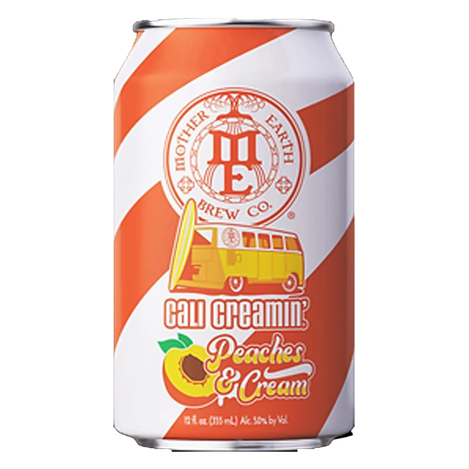 Mother Earth Peaches &amp; Cream Cali Creamin 6pk cans single