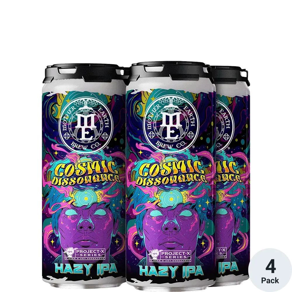 Mother Earth Cosmic Dissonance Hazy IPA 4pk cans 16oz