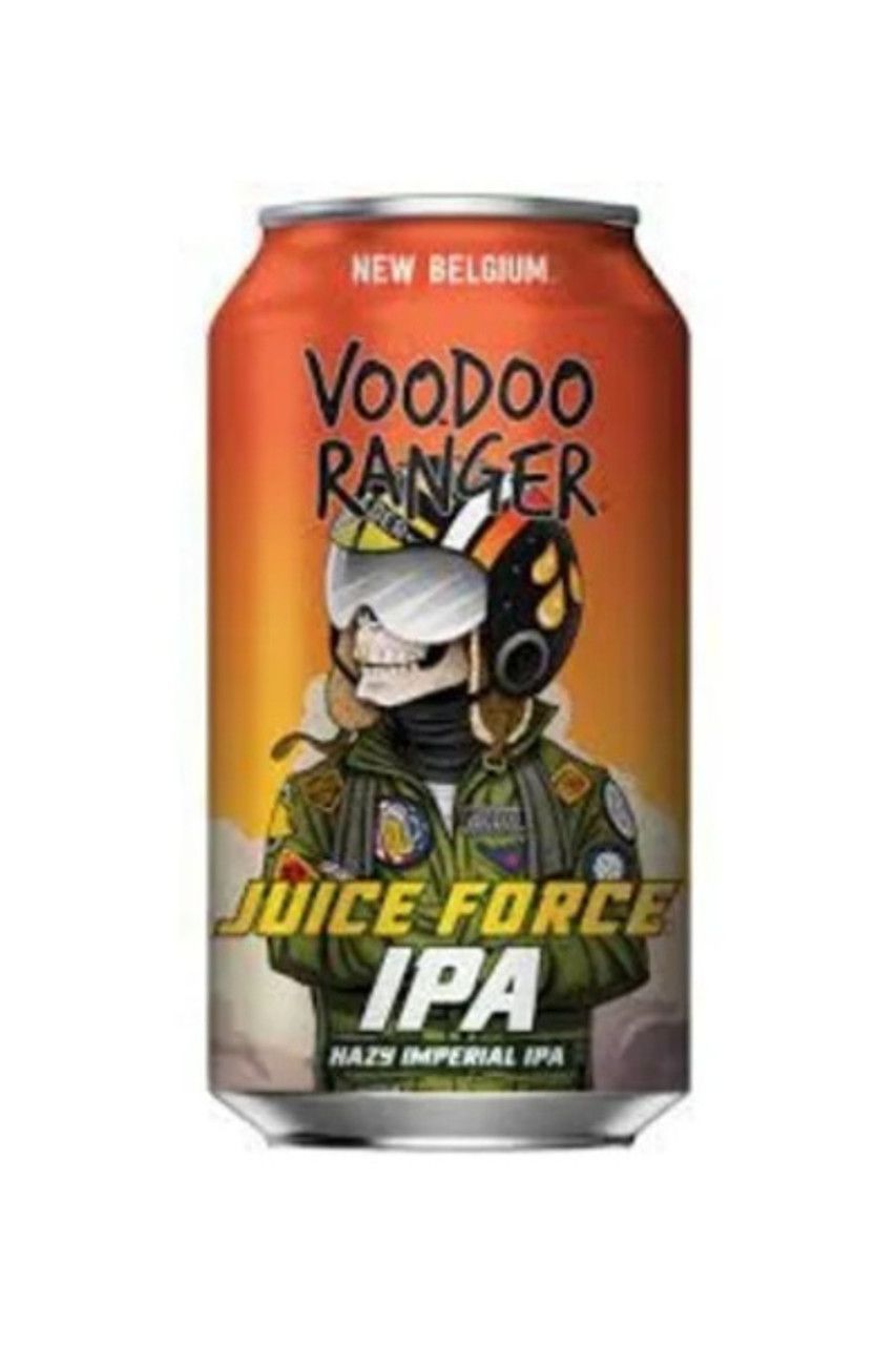 New Belgium VooDoo Ranger Juice Force Hazy IPA 6pk cans single