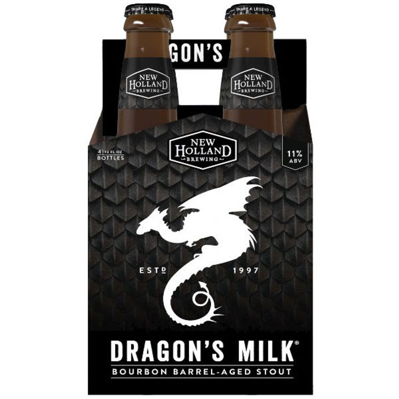 New Holland Dragons Milk Bourbon Barrel 4pk bottles