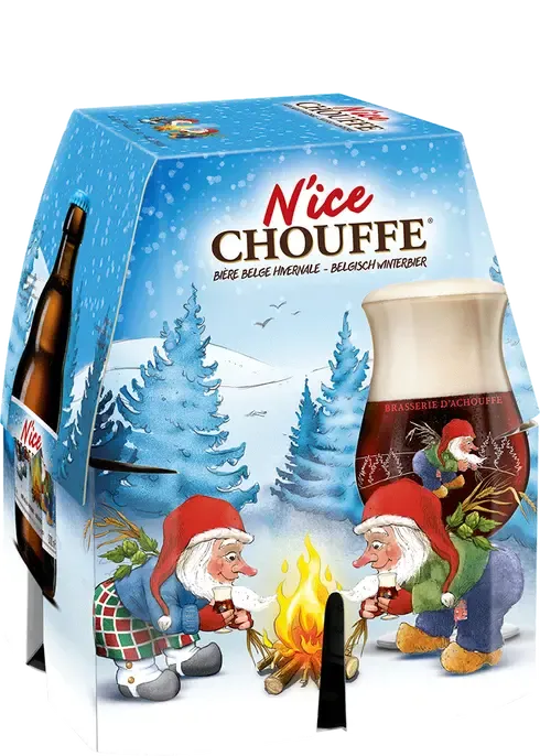 N&#39;ice Chouffe Belgian Dark Winter Ale 4pk