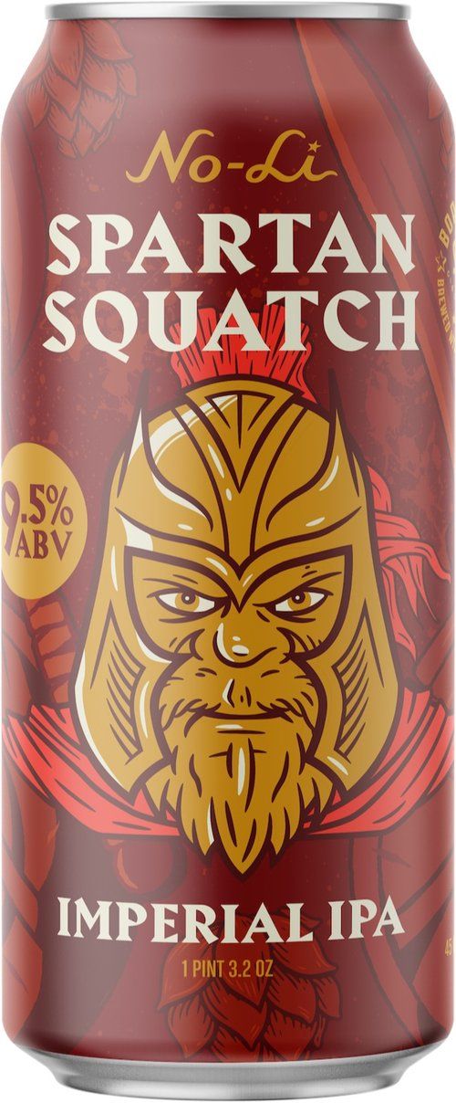 No-Li Spartan Squatch Imperial IPA 19.2oz can singles