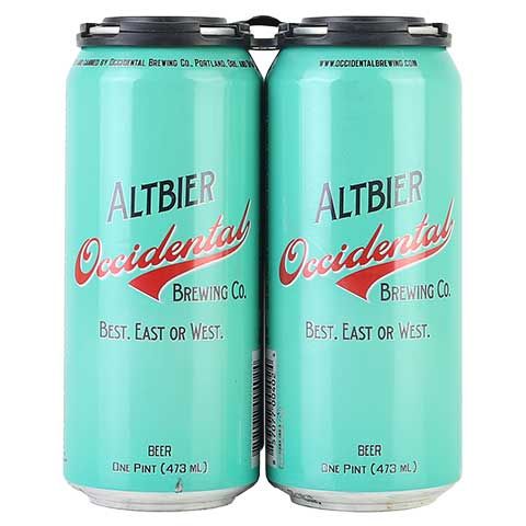 Occidental Altbier 16oz cans 4pk
