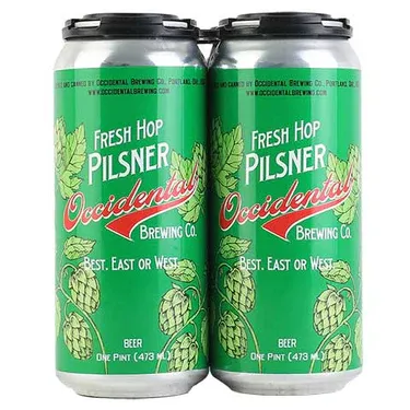 Occidental Fresh Hop Pilsner 4pk cans