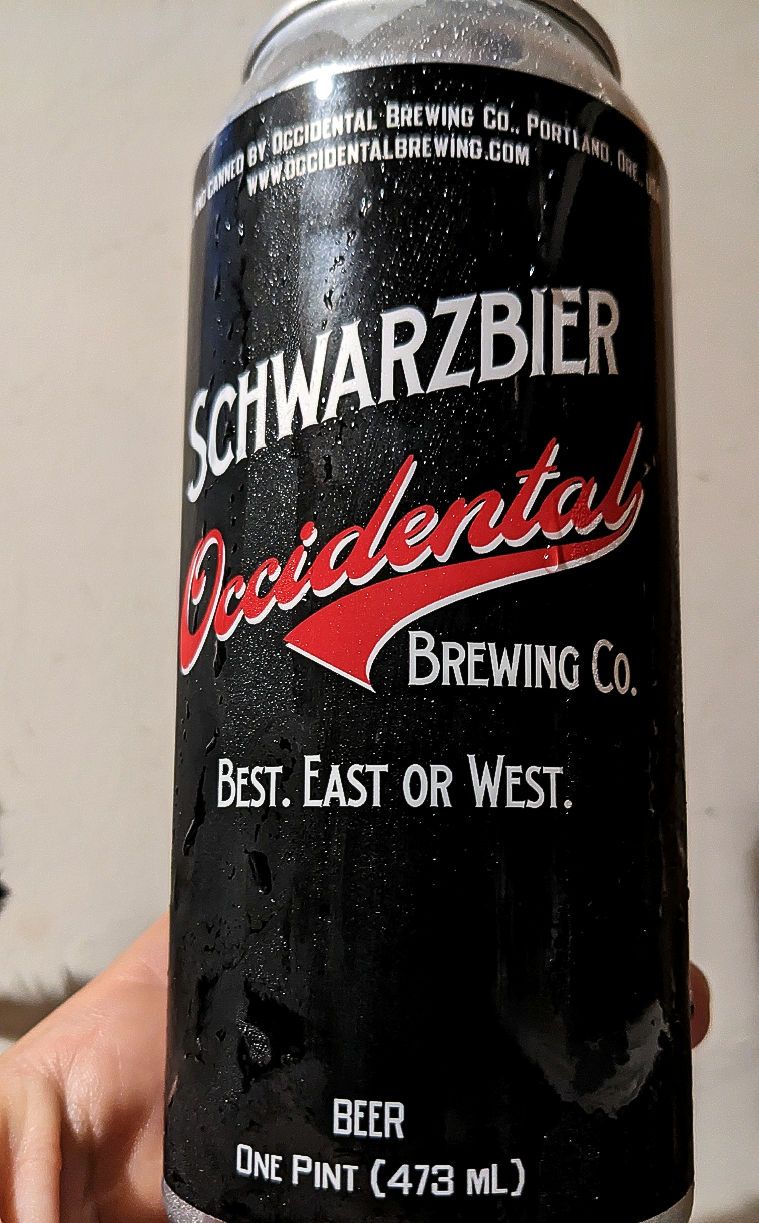Occidental Schwarzbier 4pk cans single
