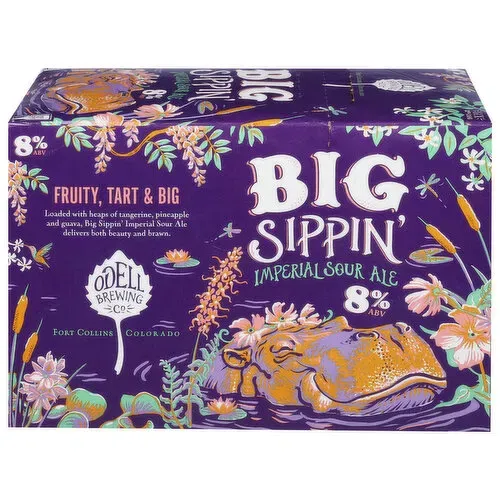 Odell Big Sippin Imperial Sour Ale 6pk cans