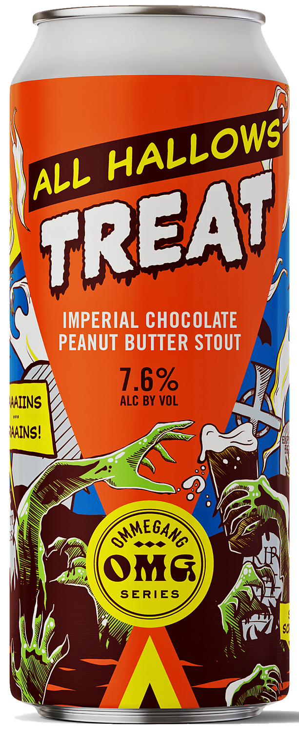 Ommegang All Hallows Treat Choc P.B.  Imperial Stout 4pk cans single