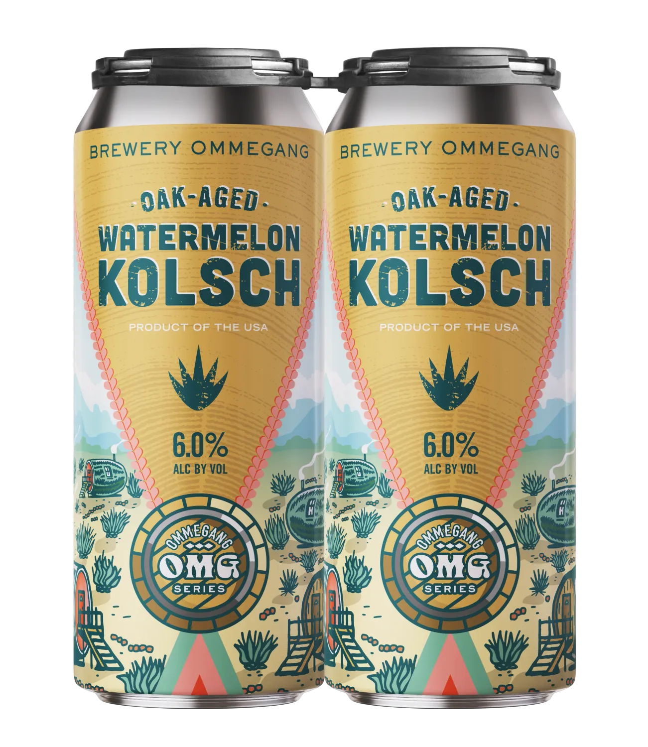 Ommegang Watermelon Kolsh 4pk 16oz can