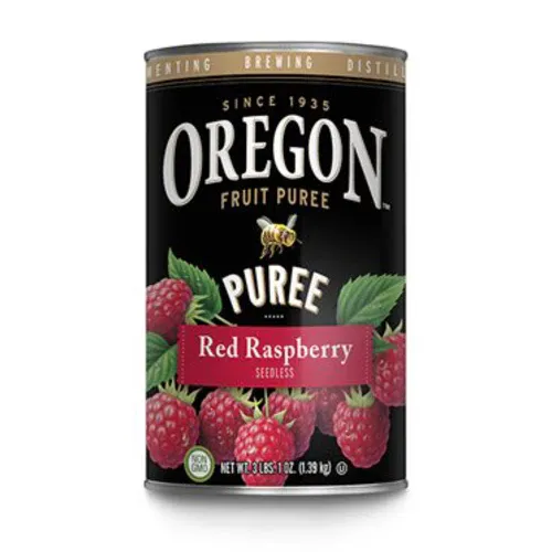 Oregon Fruit Raspberry Puree 49oz can