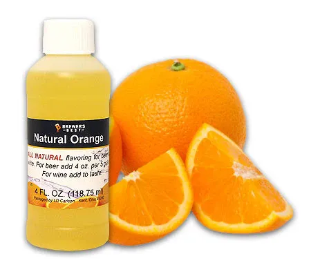 Orange natural fruit flavor 4oz