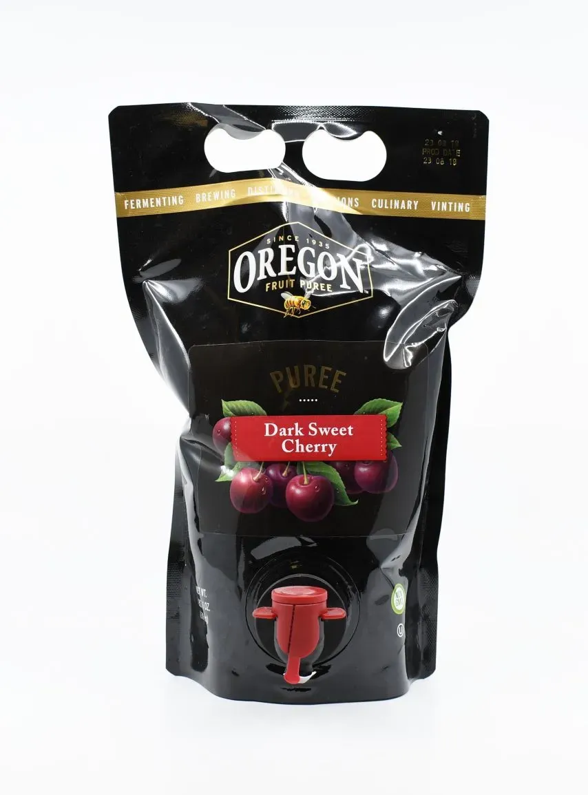 Oregon Fruit Dark Sweet Cherry Puree 49oz pouch
