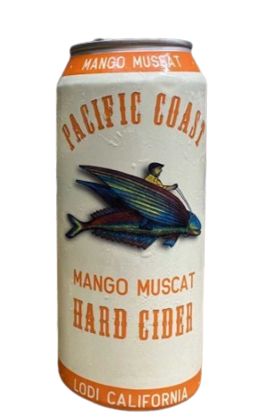 Pacific Coast Hard Cider Mango Moscato 4pk cans single