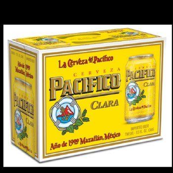 Pacifico CASE 12oz cans (1 case = 24beers / 2  12pks)