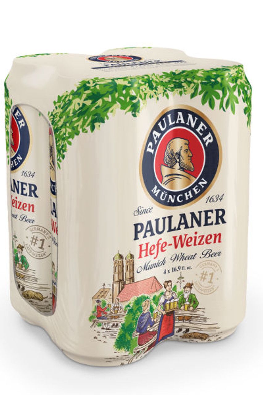 Paulaner Hefeweizen 4pk  16oz cans