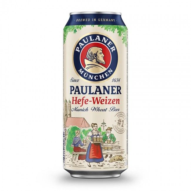 Paulaner Hefeweizen 4pk  16oz cans single