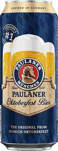 Paulaner Oktoberfest Bier 4pk 16oz cans single