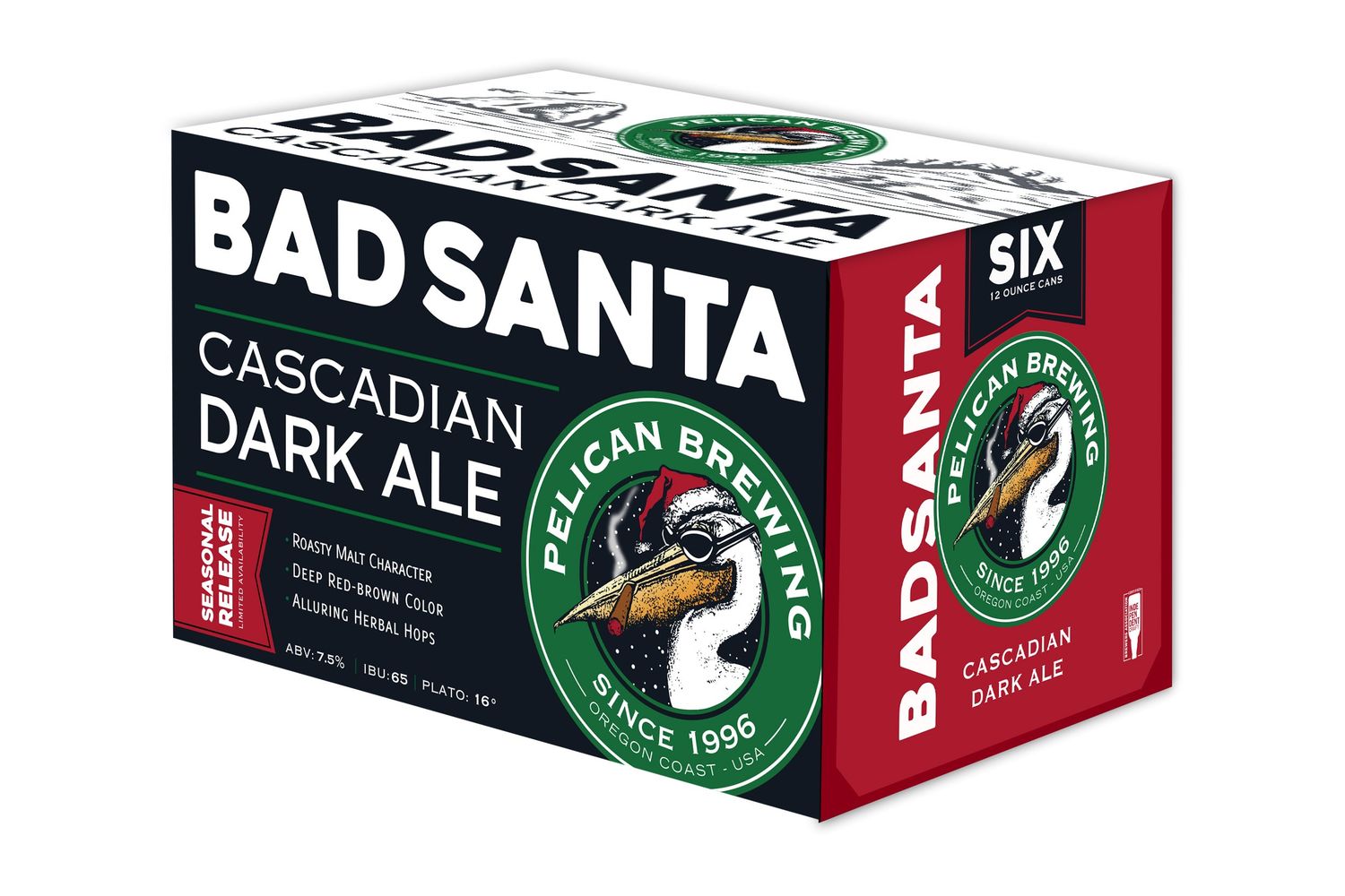 Pelican Bad Santa Pelican Cascadian DK 6pk