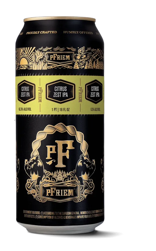 Pfriem Citrus Zest IPA 4pk cans single