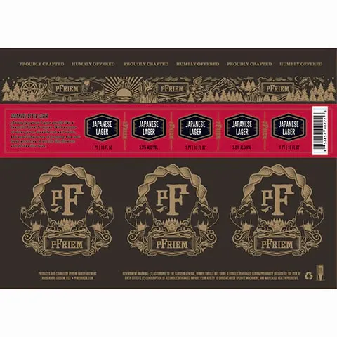 Pfriem Japanese Lager 4pk 16oz cans