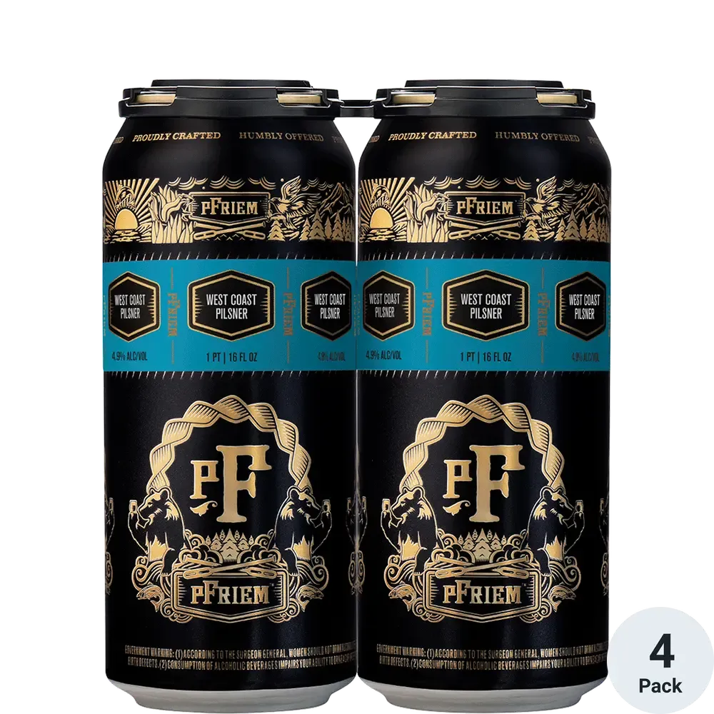 Pfriem West Coast Pilsner 4pk 16oz cans