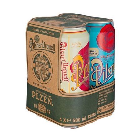 Pilsner Urquell 4pk cans