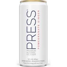 Press Pomegranate Ginger Hard Seltzer 16oz Cans single
