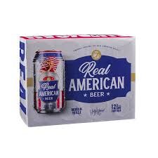 Real American Beer 12pk cans