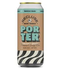 Recluse Brew Works Moose Man Porter 4pk 16oz cans single