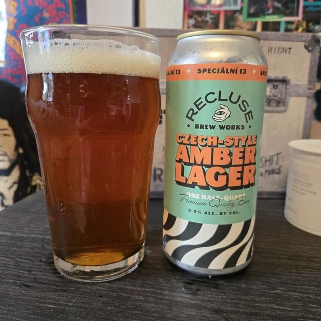 Recluse Specialni 13 Czech-Style Amber Lager 4pk 16oz cans single