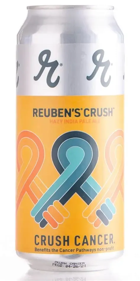 Reuben&#39;s Crush Cancer Hazy IPA 4pk cans single